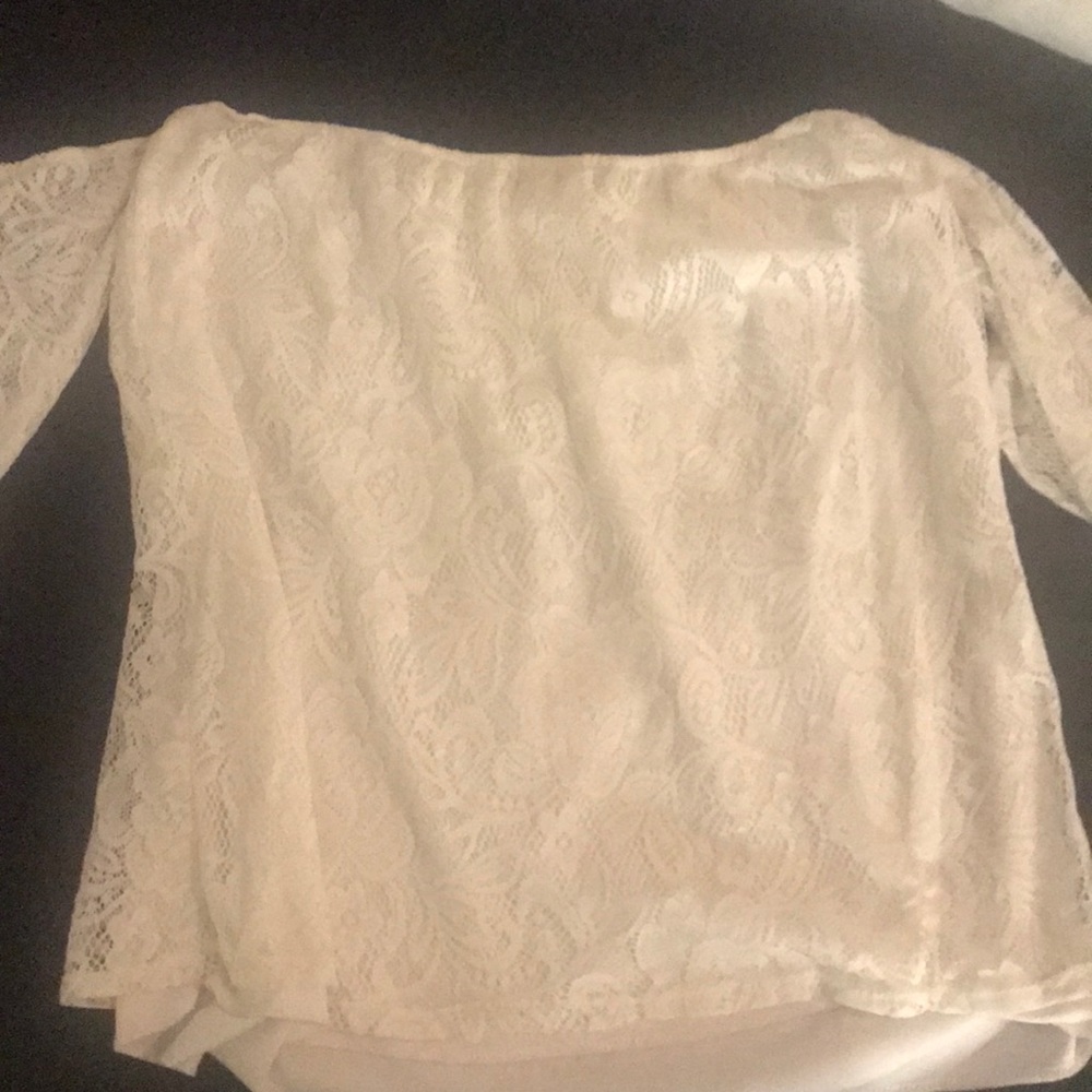 White off shoulder blouse